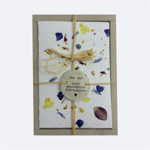 3er Set Blütenpapier